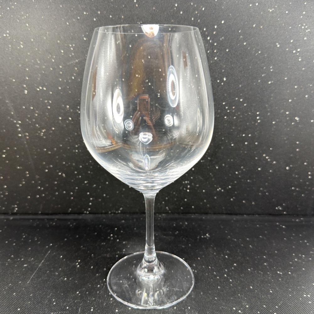 Spiegelau Crystal Wine Glass 8.5 Inch Balloon Goblet Stemware Clear Etched Logo